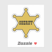 SHERIFF'S SHOWDOWN - SHERIFF BADGE STICKER (Feuille)