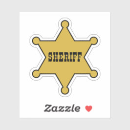 SHERIFF'S SHOWDOWN - SHERIFF BADGE STICKER