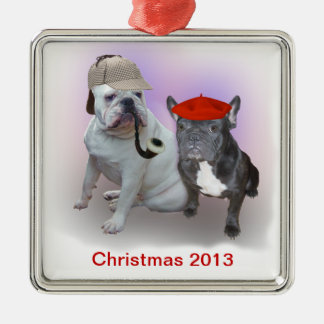 Sherlock en Dr. Metalen Ornament