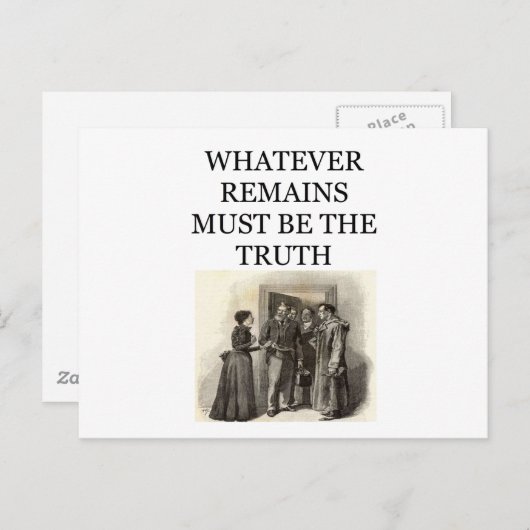 sherlock holmes briefkaart (Voorkant / Achterkant)