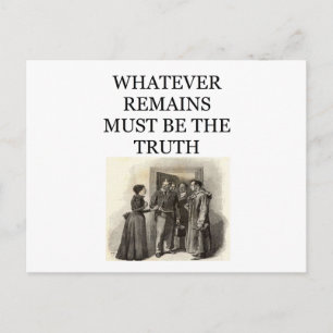 sherlock holmes briefkaart