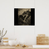 Sherlock Holmes Hond the Baskervilles Poster (Keuken)