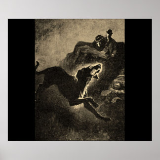 Sherlock Holmes Hond the Baskervilles Poster