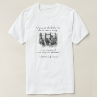 Sherlock Holmes - Moderne Onjuiste Citaten T-shirt