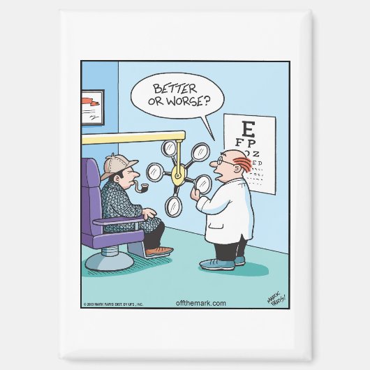 Sherlock Homes Eye Doctor Magneet (Voorkant)