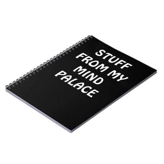 Sherlock inspired MIND PALACE notebook Notitieboek (Linkerzijde)