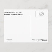 Sherlock Potted Briefkaart (Achterkant)