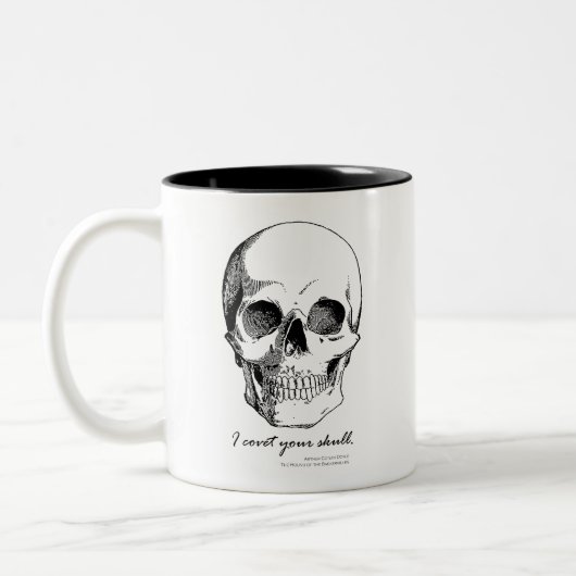 Sherlock Quote Ik begeren uw schedel gotische Mok (Links)