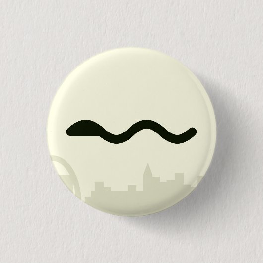 Sherlock Snerd Pin Ronde Button 3,2 Cm (Voorkant)