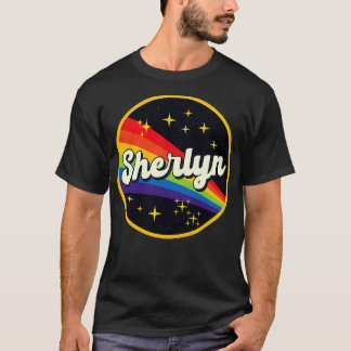 Sherlyn regenboog in ruimte  stijl t-shirt