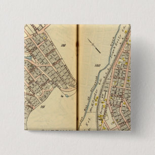 Sherman Park, New York Vierkante Button 5,1 Cm