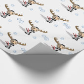 Sherman the Alaskan Cow Wrapping Paper Cadeaupapier (Hoek)