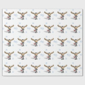 Sherman the Alaskan Cow Wrapping Paper Cadeaupapier (Vlak)