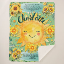 1 Jean 1:7, Couverture Sunshine des femmes chrétie
