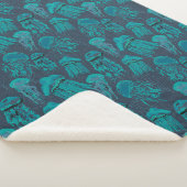 Sherpa Aquarelle "Deep Sea" Couverture de méduse (3/4)