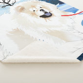 Sherpa AU-DESSUS DE LA RIVIÈRE Crème Chow couverture Sher (3/4)