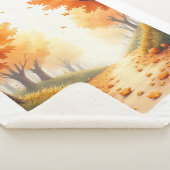Sherpa Belle couverture de scène d'automne (3/4)