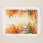 Sherpa Belle couverture de scène d'automne (Devant (Horizontal))