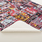 Sherpa Blanket – Fragmented Pulse Sherpa Deken (3/4)