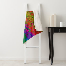 Sherpa Blanket, gelaagd in kleur Deken