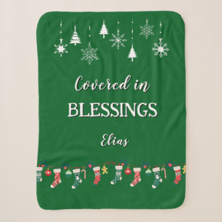 Sherpa Blanket Groene Kerstcadeau Deken