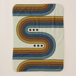 Sherpa Blanket in Triple Stippen Deken