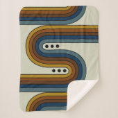 Sherpa Blanket in Triple Stippen Sherpa Deken (Voorkant)