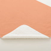 Sherpa Blanket-Large-Peach Sherpa Deken (3/4)