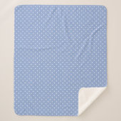 Sherpa Blanket (Medium) - Blue Dots Pattern Deken (Voorkant)