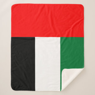 Sherpa Blanket met vlag van de Verenigde Arabische Sherpa Deken