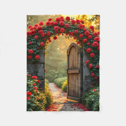 Sherpa Blanket (Rose Path) Fleece Deken (Voorkant)