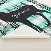 Sherpa Blanket-Yellowstone Elk Deken (3/4)