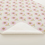 Sherpa Boho Jeter la couverture avec le Motif folklorique (3/4)