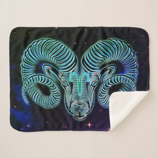Sherpa caresse la couverture de zodiac ram (Devant (Horizontal))