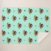 Sherpa Carlin souriant visage polaire couverture (Devant (Horizontal))