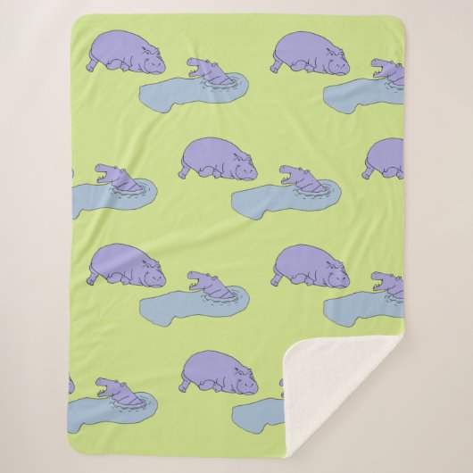 Sherpa Chanter couverture Hippopotamus (Devant)