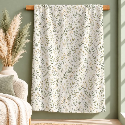 Sherpa Conception de couverture de pré de fleurs sauvages