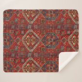 Sherpa Conception orientale de couverture dans no5 rouge (Devant (Horizontal))