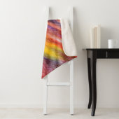 Sherpa Couleurs Abstraites coucher de soleil Couverture S (En situation)