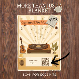 Sherpa Couverture à code QR scannable pour la musicothéra