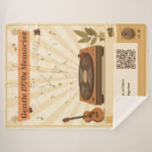 Sherpa Couverture à code QR scannable pour la musicothéra (Devant (Horizontal))
