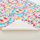 Sherpa Couverture à motif confetti Candy Dot (3/4)
