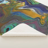 Sherpa Couverture Abstraite Colorée Indécise 3 (3/4)