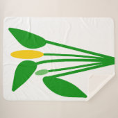 Sherpa Couverture Araceae (Devant (Horizontal))