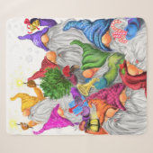 Sherpa Couverture aux lutins de Noël (Devant (Horizontal))