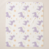 Sherpa Couverture avec silhouette de Bouledogue français (Devant)
