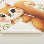 Sherpa Couverture bébé citrouille écureuil des bois (3/4)