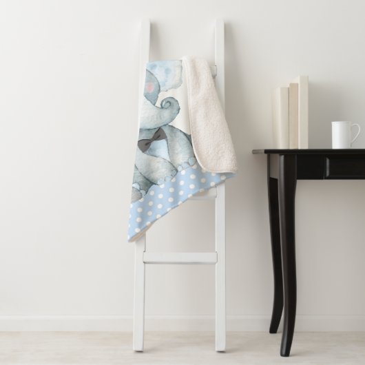 Sherpa Couverture bébé éléphant (En situation)