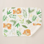 Sherpa Couverture bébé en bois (Devant (Horizontal))