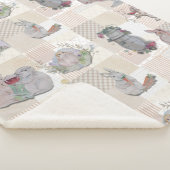 Sherpa Couverture bébé en molleton thème Pipa & Marlow (3/4)